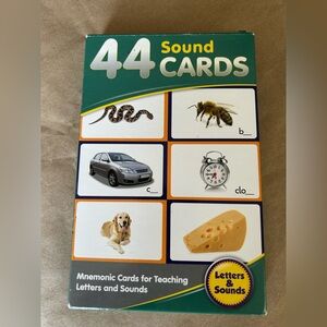 44 Sound Cards for Teaching Letters and Sounds speech cards kids